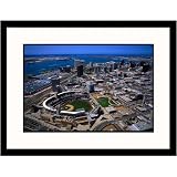 Great American Picture IS826250 Aerial Skyline and Petco Park Framed Photograph - James Blank