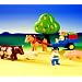 Playmobil - 6620 - 1.2.3 -  enfants + Charettes + Animaux