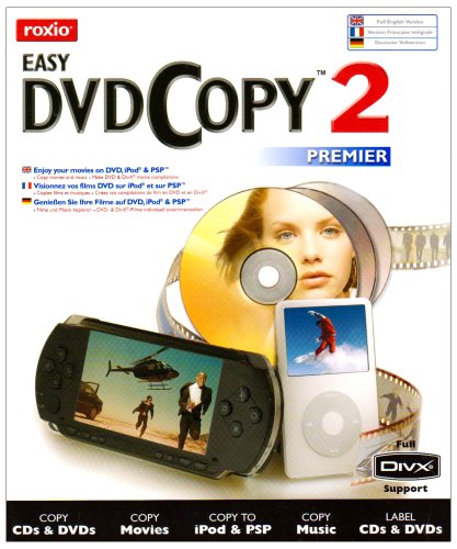 Easy DVD Copy Premier - (version 2 ) - ensemble complet - 1 utilisateur - CD - Win - anglais, allemand, français