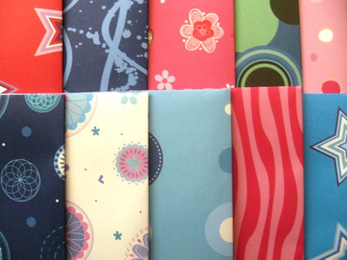 10 SHEETS OF ABSTRACT - CONTEMPORARY WRAPPING PAPER