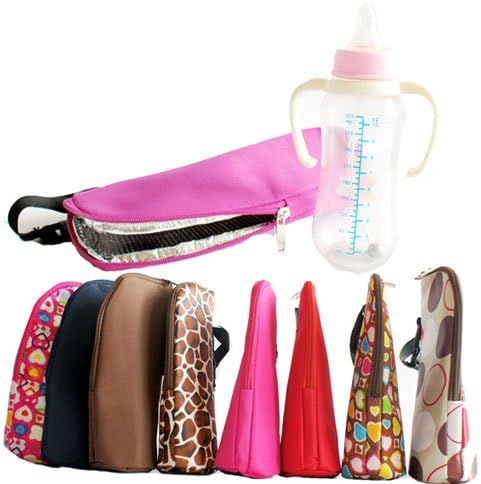 Durable Baby Thermal Feeding Bottle Warmers Bag Mummy Insulation Tote Bag Hang in the Baby Stroller (Pattern F)