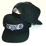Orlando Magic Black Snapback Adjustable Plastic Snap Strap Back Hat / Cap
