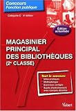 Magasinier principal des biblioth�ques (2e classe) : Cat�gorie C