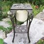 Oakland Living Hummingbird Antique Pewter Candle Holder