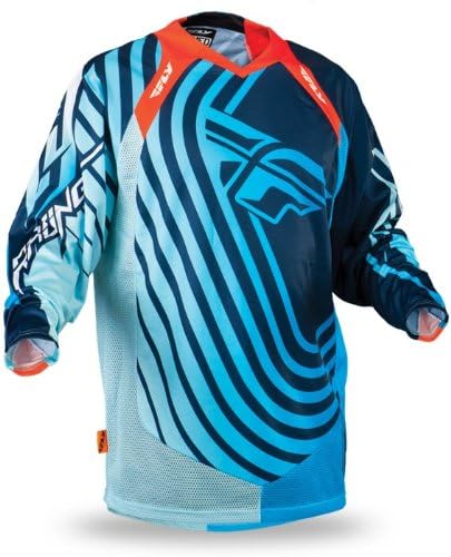 Fly Racing Evolution Sonar Men's Graphic Jersey Blue/lite blue/2xl