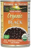 Westbrae Natural Vegetarian Organic Black Beans, 15 Oz