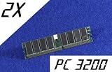 51SwY7qZd7L. SL160  2x 1024MB (2048MB) DDR Arbeitsspeicher PC 3200 (400MHZ) )(2GB RAM) * 184 polig * Computer RAM * Kit