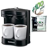 Cuisinart ® Commercial 2-cup Coffeemaker - Black (includes 100 World Blend Regular Pods)