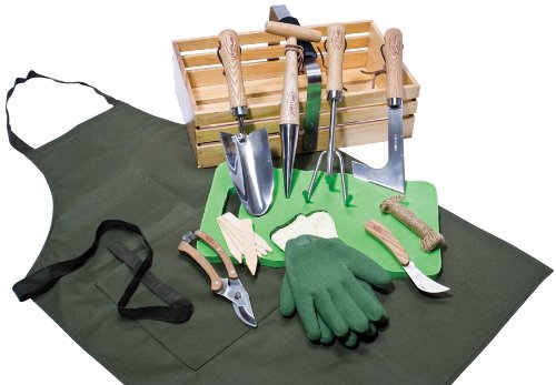 Wooden Gardeners Basket Gift Set