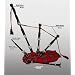 Great-Highland Dudelsack Rot - Bagpipe