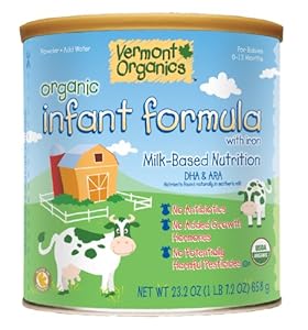 Vermont Organics DHA Milk Based Organic Infant Formula - 6 pk