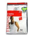 Hanes - Mens 3 Pack Tanks, White, 372