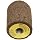 Norton Gemini Snagging Abrasive Plug, Type 18R, Round Tip, Aluminum Oxide, 5/8"-11 Arbor, 2" Diameter x 3" Thickness, Grit 24 (Pack of 10)