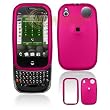 Hot Pink Rubber Feel Snap-On Cover Hard Case Cell Phone Protector for Palm Pre