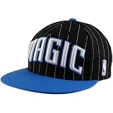 adidas Orlando Magic Black-Royal Blue Pinstripe Snapback Adjustable Hat