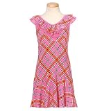 Lipstik Pink Plaid Summer Designer Dress Little Girls 5 Lipstik Pink Plaid Summer Designer Dress Little Girls 5