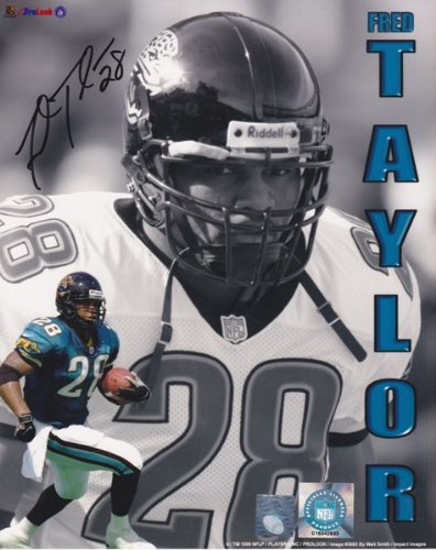 Fred Taylor Autographed Jacksonville Jaguars college 8x10 Photo