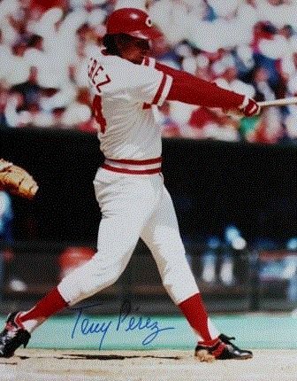 Autographed/Hand Signed 16 X 20 Tony Perez Cincinnati Reds 8x10 Photo