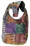 Bohemian Ripped Looking Sling Purse Handbag