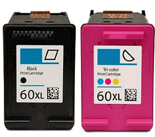 Axiom Remanufactured Ink Cartridge Replacement for HP 60XL ( Black , 2-Pack )