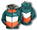 Miami Dolphins NFL Womens 4-in-1 Womens Winter Coat, Jacket, Aqua Green