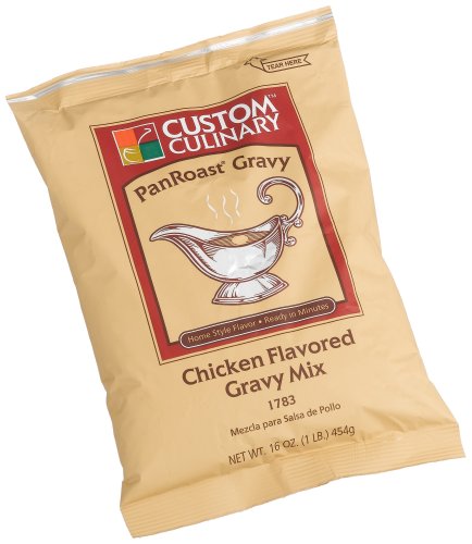 Custom Culinary Chicken Flavored PanRoast Gravy Mix, 16-Ounce Pouches (Pack of 8) by Chicken Flavored Gravies