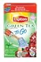 Lipton, Green Tea to Go, Cherry Blossom, 10-Count Boxes (Pack of 12)