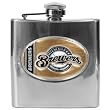 Milwaukee Brewers MLB 6oz Stainless Steel Flask