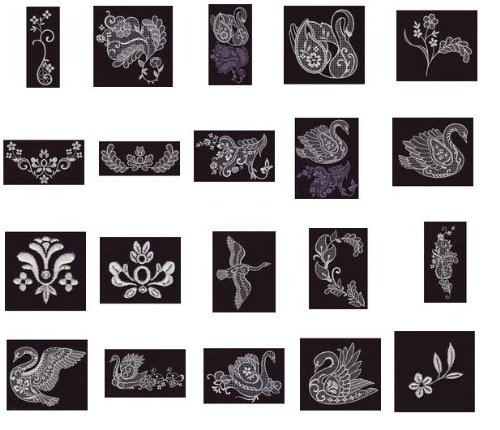 Brother/Babylock Embroidery Machine Card SWAN 