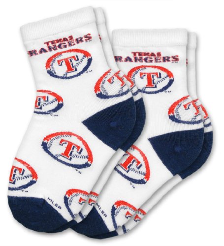 MLB Texas Rangers Kid's Toddler Socks (2 Pack)