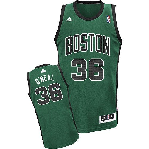 Youth Large (14-16) NBA Boston Celtics Shaquille O'neal Green & Black Throwback Basketball Jersey