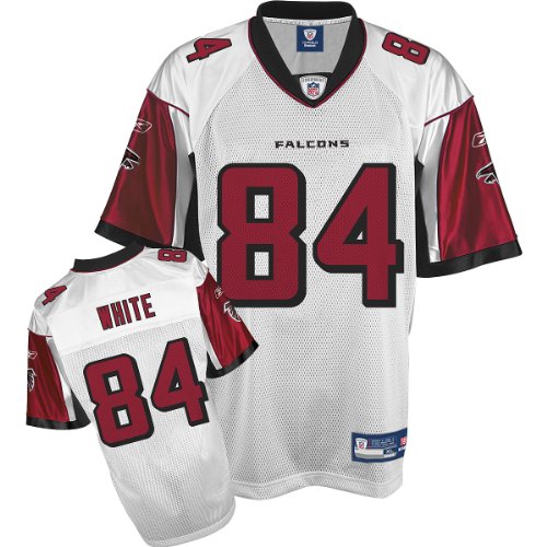 Reebok Atlanta Falcons Roddy White Replica White Jersey Medium