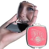 NBA New Jersey Nets Ladies Pink Team Compact Mirror