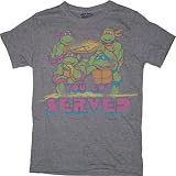  : Teenage Mutant Ninja Turtles TMNT Classic Movie TV Series You Got Served Ladies Juniors Tee T-shirt