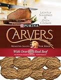 Carvers Roasted Slices for Dogs, Beef, 16-Ounce Bags (Pack of 2)