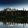 Exquisite Mount Rainier, From Reflection Lake - Inspiring 16x20 Photographic Print by Brendan Reals