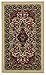 Indoor Doormat Rubber Backed, 18 x 30 inch, Persian Medallion Light Beige, Non Slip, Kitchen Rugs and Mats
