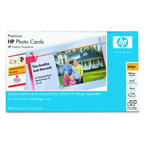 HP Q7892A Premium Photo Paper, 4 x8, 40 Sheets/pack