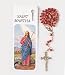 Bookmark Rosary - Saint Martha - Bookmark and Full 14" Rosary - Exclusively from the Studios of Cromo NB (Milano, Italy)