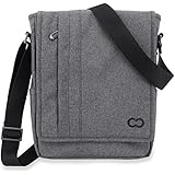 CaseCrown Vertical Mobile Messenger Bag (Charcoal Gray) for Microsoft Surface Pro & RT