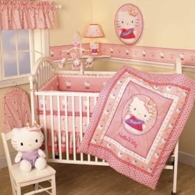Hello Kitty Princess 4-pc. Crib Set