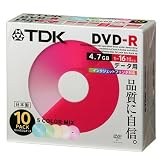 TDK ������ DVD-R 16��® ���󥯥����åȥץ���б�(���顼�ߥå����� 5mm���������� 10�� DR47PWMC10S