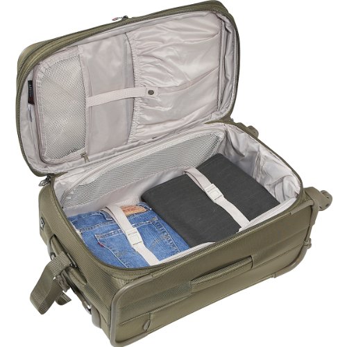 Delsey Luggage Helium Breeze 3.0 Lightweight Carry On 4 Wheel Spinner Expandable Upright, Green, 21 Inch