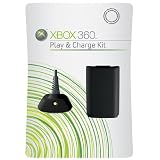 Xbox 360 - Play & Charge Kit Blackvon "Microsoft"