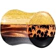 2 Gauge Organic Triple Layered Wood Convex Concave Plug