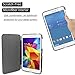 Infiland Samsung Galaxy Tab 4 7 inch Shell case, Ultra Slim Tri-Fold Case Cover for Samsung Galaxy Tab 4 7.0 / Galaxy Tab 4 Nook 7-Inch Tablet (Galaxy Tab 4 7.0 Slim Shell, Black)