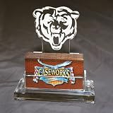 Chicago Bears Nfl Business Card Holder W/ Gift Box