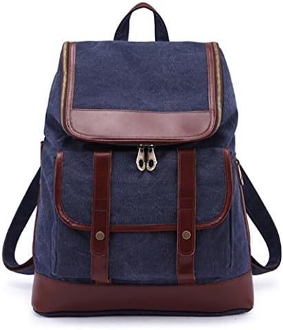 Fashion Canvas Travel Bag Casual Daypack,Blue
