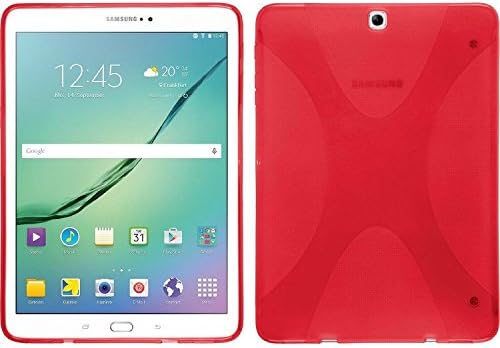 Galaxy Tab S2 8.0 inch Case,SM-T710 SM-T715 Case,[HAPPIGO]X spider Design Slim TPU Gel Rubber Soft Skin Case Cover for Sasmung Galaxy Tab S2 8.0-Inch SM-T710/SM-T715(Red)