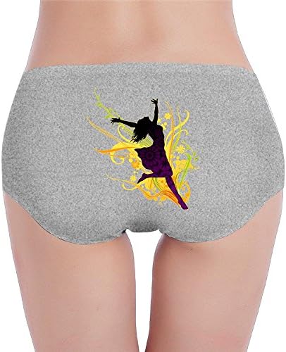 Predatorda Dance Women's Cotton Panties Ash